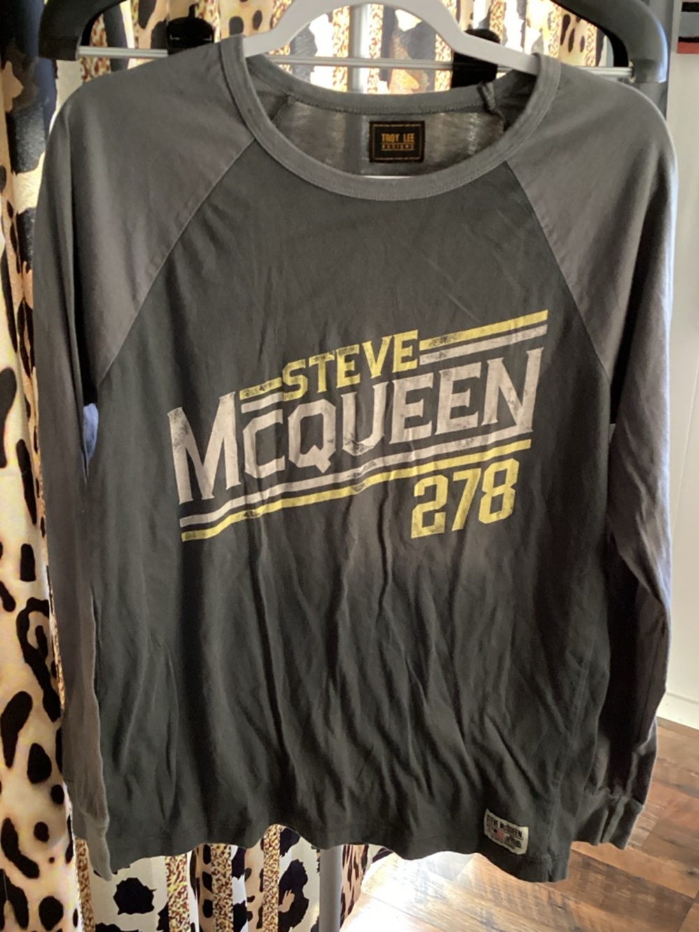 Troy Lee Designs Steve McQueen 278 Long Sleeve Jersey - Greenish Gray